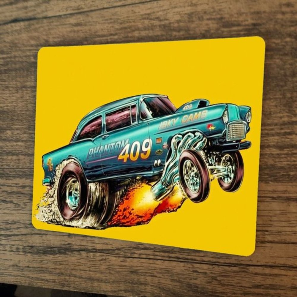 Phantom 409 Mouse Pad Gasser‎ Hot Rod